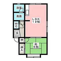 ハイツイワタ  ｜ 愛知県一宮市末広２丁目（賃貸マンション1LDK・2階・45.00㎡） その2