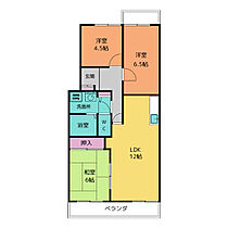 グリーンライフ苅安賀  ｜ 愛知県一宮市大和町苅安賀字北川田（賃貸マンション3LDK・4階・70.00㎡） その2