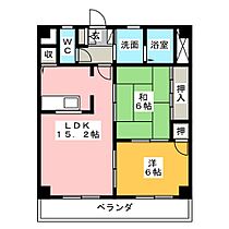 コンフォート木曽川  ｜ 愛知県一宮市木曽川町黒田字北沼（賃貸マンション2LDK・3階・61.56㎡） その2