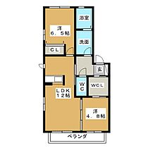 カーサ　エストランテ　Ａ棟  ｜ 愛知県一宮市神山３丁目（賃貸アパート2LDK・2階・54.04㎡） その2