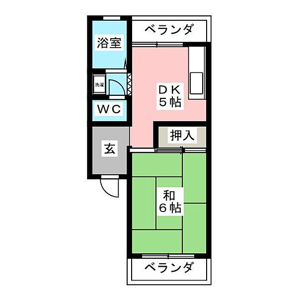 ハイツ柳戸 ｜愛知県一宮市柳戸町１丁目(賃貸マンション1DK・1階・26.73㎡)の写真 その2