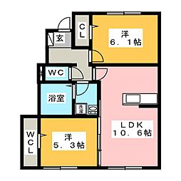 新木曽川駅 6.8万円