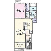 ベルメゾンDR 103 ｜ 愛知県一宮市奥町字郷浦99（賃貸アパート1LDK・1階・50.05㎡） その2