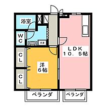 ジュネス翔  ｜ 愛知県一宮市殿町２丁目（賃貸アパート1LDK・2階・40.58㎡） その2