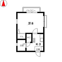 ヴェルドミール  ｜ 愛知県一宮市浅井町西浅井字北堀田（賃貸マンション1K・3階・24.50㎡） その2