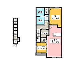 グレイスII  ｜ 愛知県一宮市奥町字県郭（賃貸アパート1LDK・2階・50.96㎡） その2