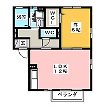 サニーコート  ｜ 愛知県一宮市中島通１丁目（賃貸アパート1LDK・2階・45.45㎡） その2