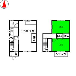 🉐敷金礼金0円！🉐水野貸家　西棟