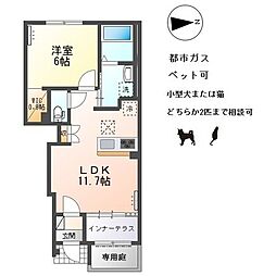 間取図画像 1LDK