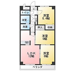 セントレア今伊勢 3LDKの間取図画像