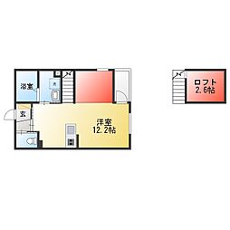 Infina一宮 ワンルームの間取図画像