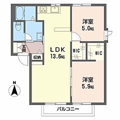 物件の間取り