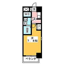 S-FORT一宮本町 1Kの間取図画像