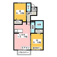 物件の間取り