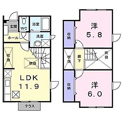 🉐敷金礼金0円！🉐アンセートル城屋敷Ｂ