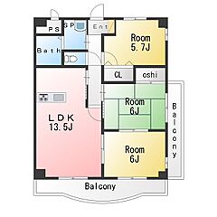 物件の間取り