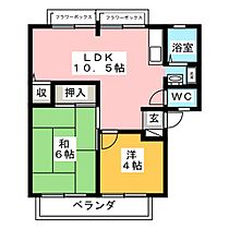 ビーライン牛川通　B  ｜ 愛知県豊橋市牛川通３丁目（賃貸アパート2LDK・2階・46.03㎡） その2