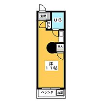 フォーラム向山  ｜ 愛知県豊橋市向山西町（賃貸マンション1R・2階・21.87㎡） その2