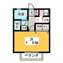 セジュールMARUYASU  ｜ 愛知県豊橋市北島町字北島（賃貸アパート1K・2階・25.51㎡） その2