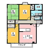 ライフイン・パラス　Ｂ棟  ｜ 愛知県豊橋市大村町字橋元（賃貸マンション3LDK・2階・68.31㎡） その2