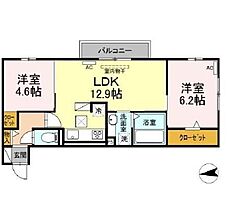 ＷＩＬＬII  ｜ 愛知県豊橋市西口町字元茶屋（賃貸アパート2LDK・1階・53.52㎡） その2