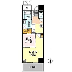 アン・ソレイユ 1LDKの間取図画像