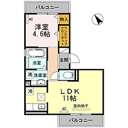 K・MAEDA 1LDKの間取図画像