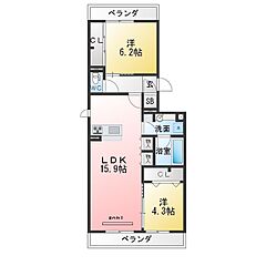 物件の間取り