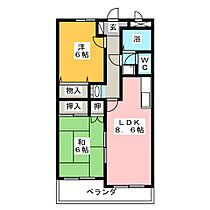 メゾン・ド・ピアドール  ｜ 愛知県一宮市多加木３丁目（賃貸マンション2LDK・2階・49.50㎡） その2