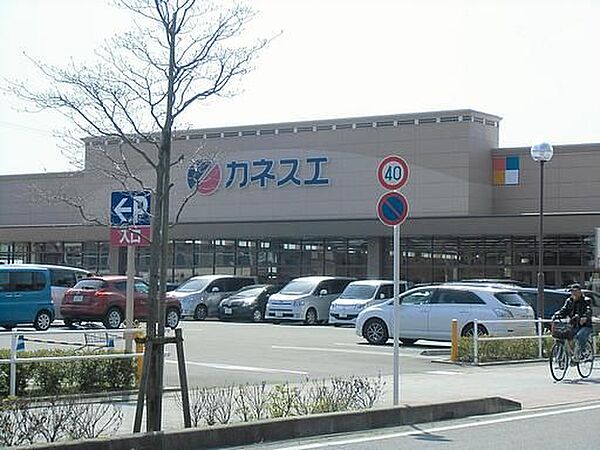 画像21:スーパー「カネスエまで810m」