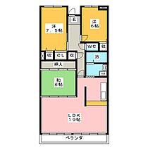 サンレジデンス  ｜ 愛知県一宮市多加木１丁目（賃貸マンション3LDK・5階・88.65㎡） その2