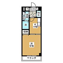 ＶＩＬＬＡ　ＣＯＵＲＴ  ｜ 愛知県一宮市花池１丁目（賃貸マンション1K・4階・31.05㎡） その2