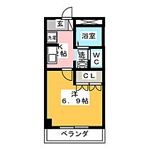 グランコートサノ  ｜ 愛知県一宮市千秋町佐野字郷浦（賃貸マンション1K・2階・24.75㎡） その2