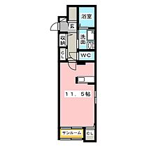 スタジオーネ　ソーレ  ｜ 愛知県一宮市猿海道１丁目（賃貸マンション1R・1階・35.70㎡） その2