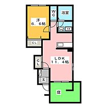 ジェネシスI  ｜ 愛知県一宮市伝法寺１１丁目（賃貸アパート1LDK・1階・44.52㎡） その2