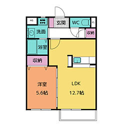 マイキャッスル3 1LDKの間取図画像
