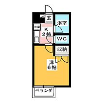 東山ハイツ　Ａ棟  ｜ 愛知県岡崎市戸崎町字東山（賃貸アパート1K・1階・20.28㎡） その2