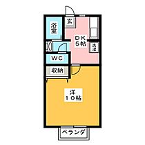 サクランボ荘  ｜ 愛知県岡崎市大和町字沓市場（賃貸アパート1DK・2階・31.40㎡） その2