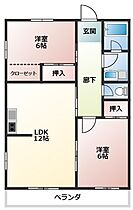 サンシャインさのＡ  ｜ 愛知県岡崎市上地３丁目（賃貸マンション2LDK・2階・56.09㎡） その2