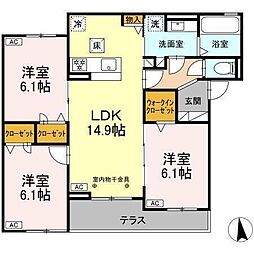 岡崎公園前駅 13.4万円