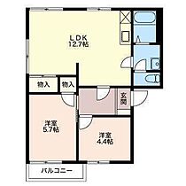 フレグランス豊Ｂ  ｜ 愛知県岡崎市羽根東町１丁目（賃貸アパート2LDK・2階・51.00㎡） その2