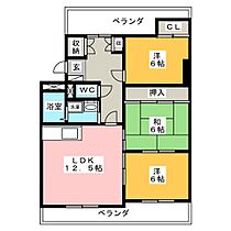 パークタウン柱  ｜ 愛知県岡崎市柱曙１丁目（賃貸マンション3LDK・4階・70.73㎡） その2