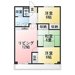 間取図画像 3LDK