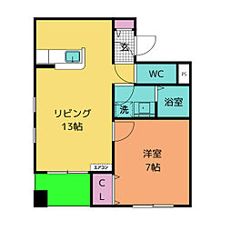 間取図画像 1LDK