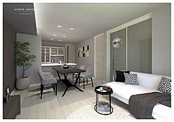 カーサ・レジデンス 1階2LDKの室内