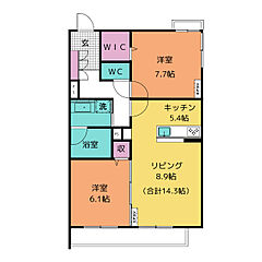 物件の間取り