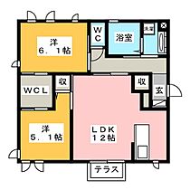 ボヌールIII  ｜ 愛知県豊橋市牟呂町字古幡焼（賃貸アパート2LDK・1階・57.13㎡） その2