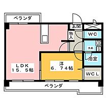 サンク・エトワール  ｜ 愛知県豊橋市中郷町（賃貸マンション1LDK・2階・51.15㎡） その2