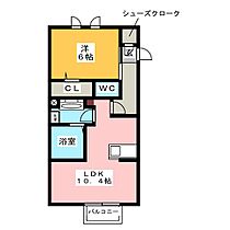 スカイパル  ｜ 愛知県豊橋市東小浜町（賃貸アパート1LDK・2階・42.01㎡） その2