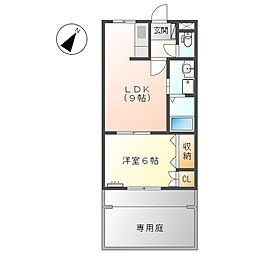 間取図画像 1LDK